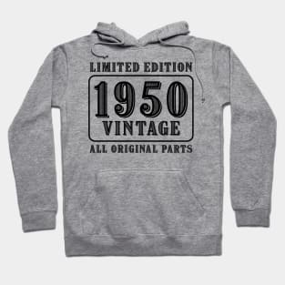 All original parts vintage 1950 limited edition birthday Hoodie